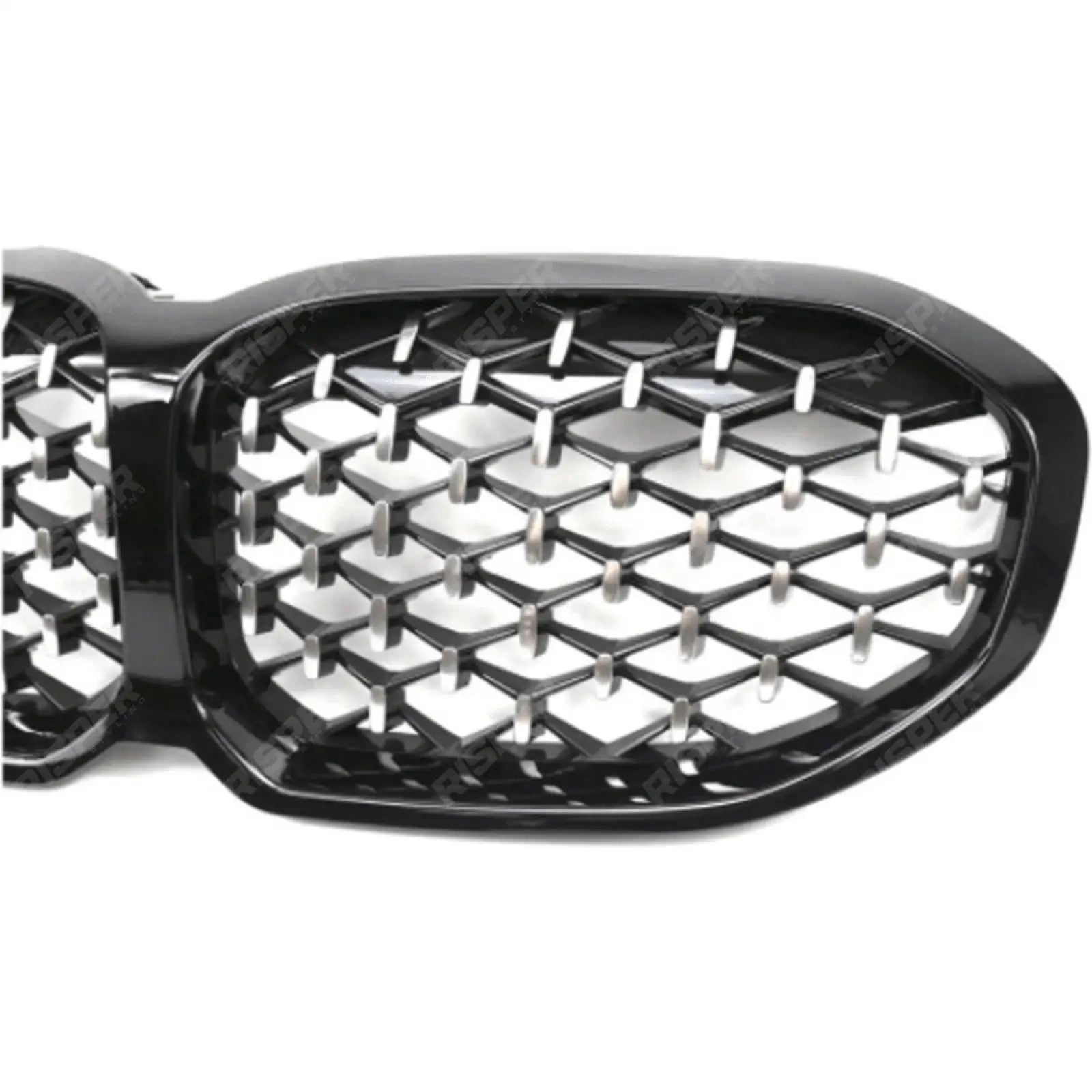 Diamond Style Front Grill In Gloss Black For BMW 1 Series F40 2018-2024