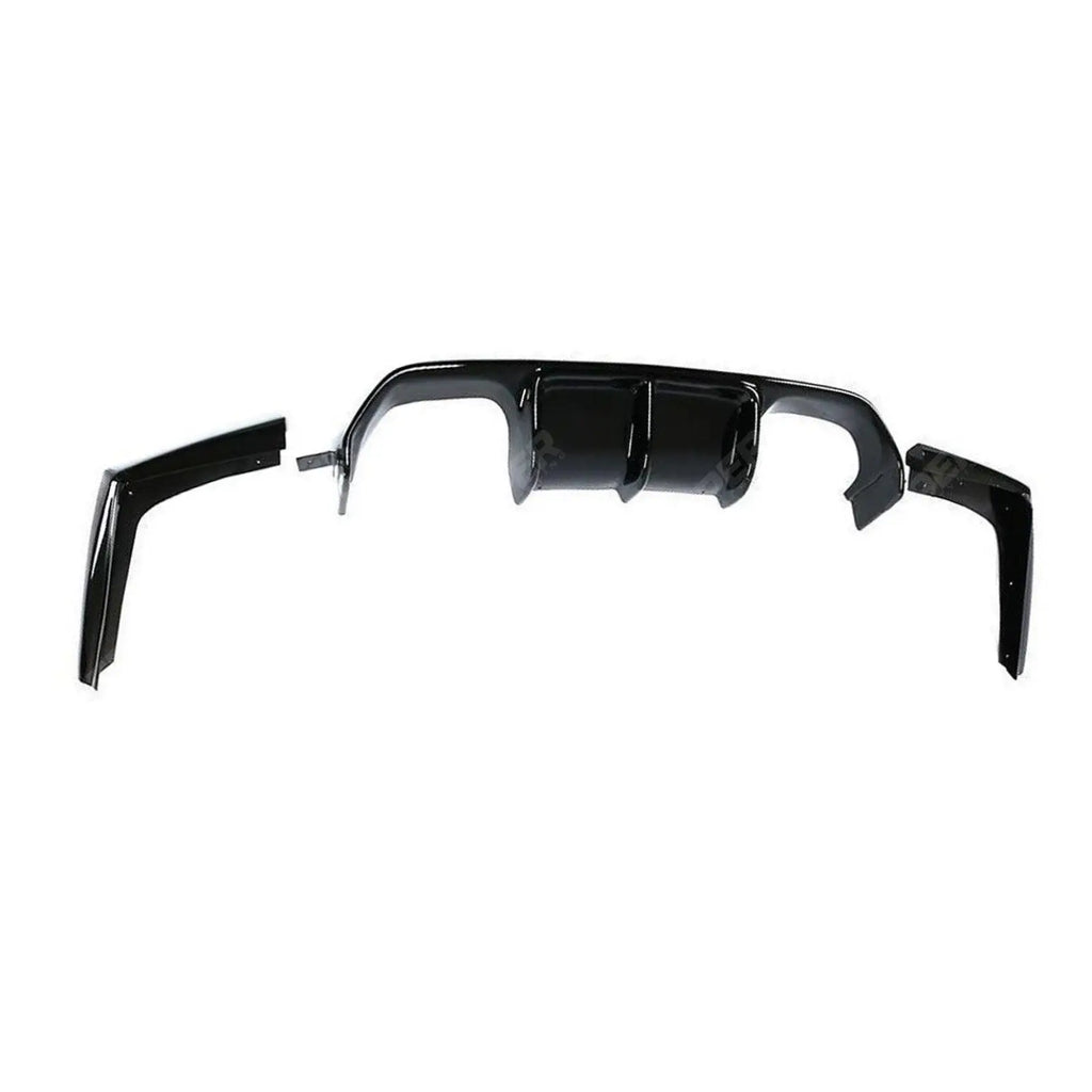 Rear Diffuser For BMW M3 M4 V Style Gloss Black