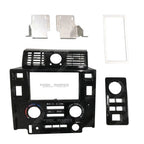 Double DIN Surround Fascia Panel Kit In Gloss Black For Land Rover Defender 90/110 2008-2020