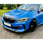 Double Slat Front Grill In Gloss Black For BMW 1 Series F40 2018-2024