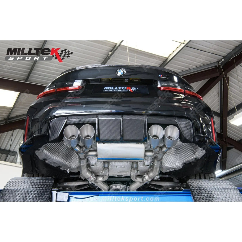 EXHAUST SYSTEM For BMW M3 G80 / M4 G82 - MILLTEK SPORT PARTICULATE FILTER BACK