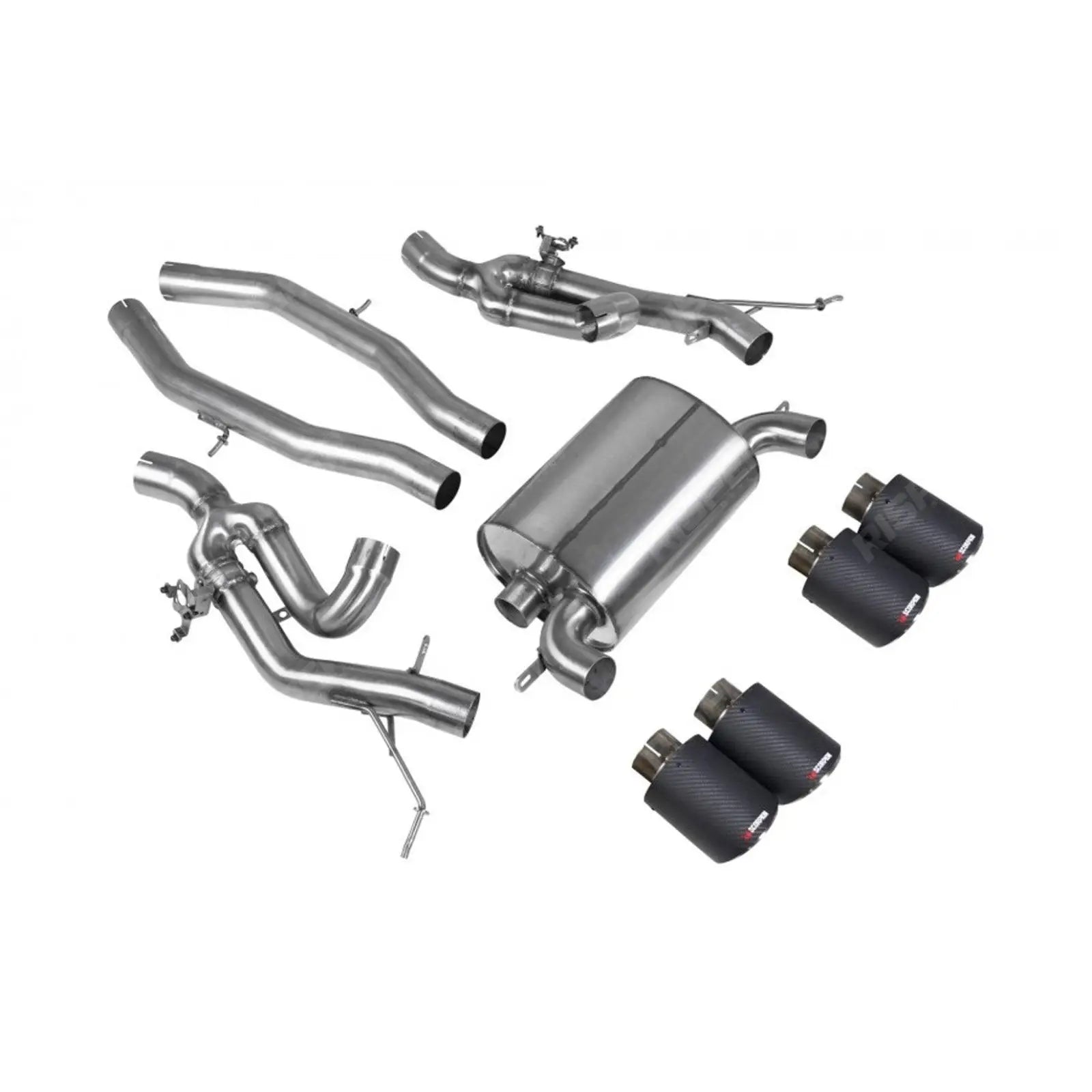 Exhaust System Valved For BMW G80 M3 - Scorpion 2.75" Half