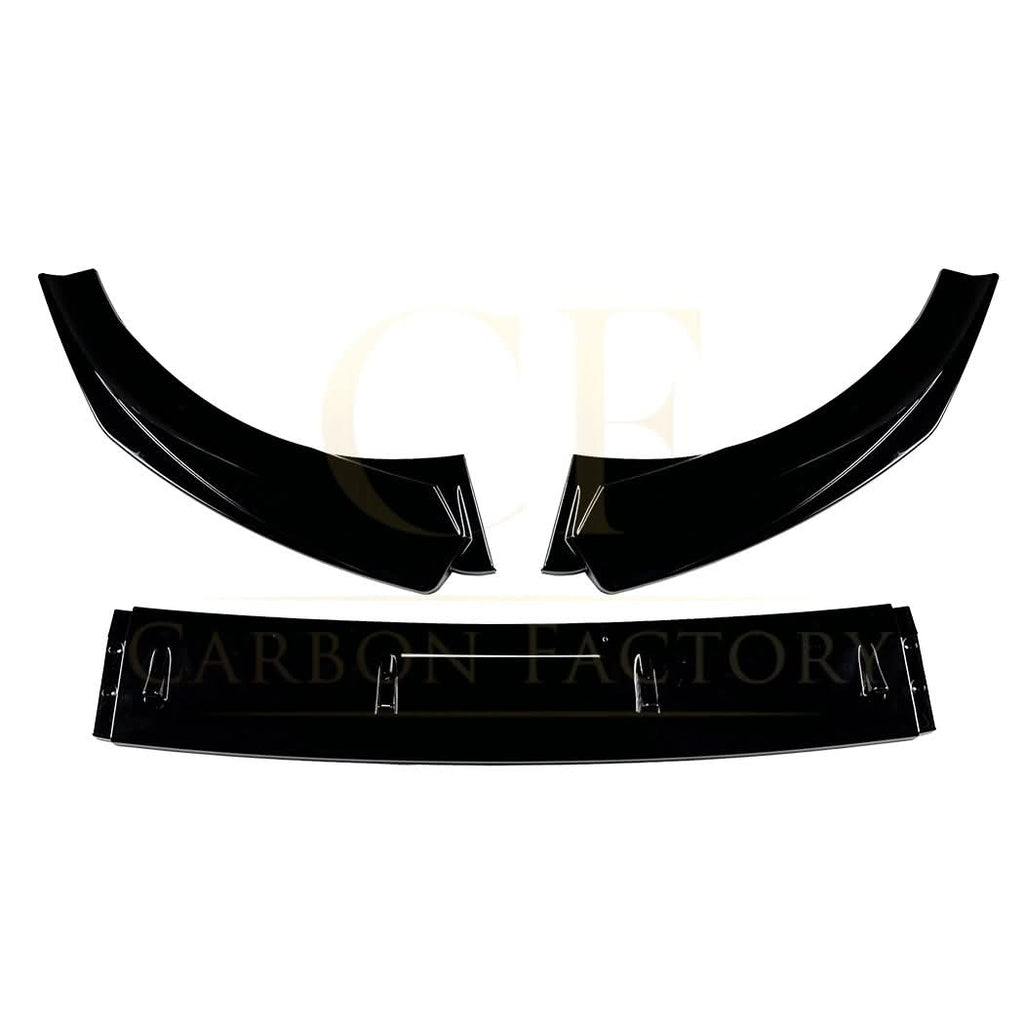 V Style Gloss Black Front Splitter for Audi A3 8V S Line & S3 13-16