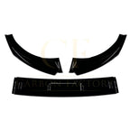 V Style Gloss Black Front Splitter for Audi A3 8V S Line & S3 13-16