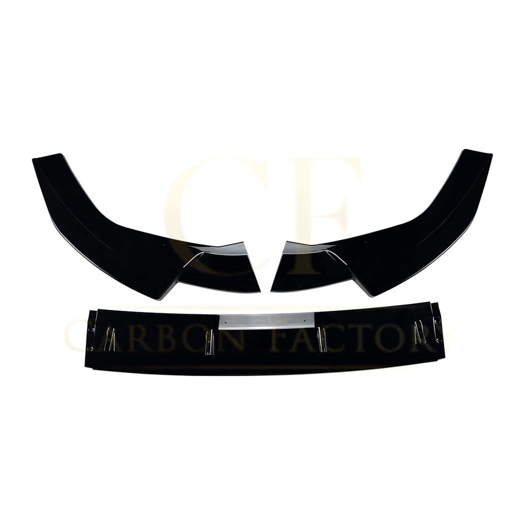 V Style Gloss Black Front Splitter for Audi 8Y RS3 20-24