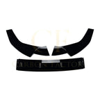 V Style Gloss Black Front Splitter for Audi 8Y RS3 20-24