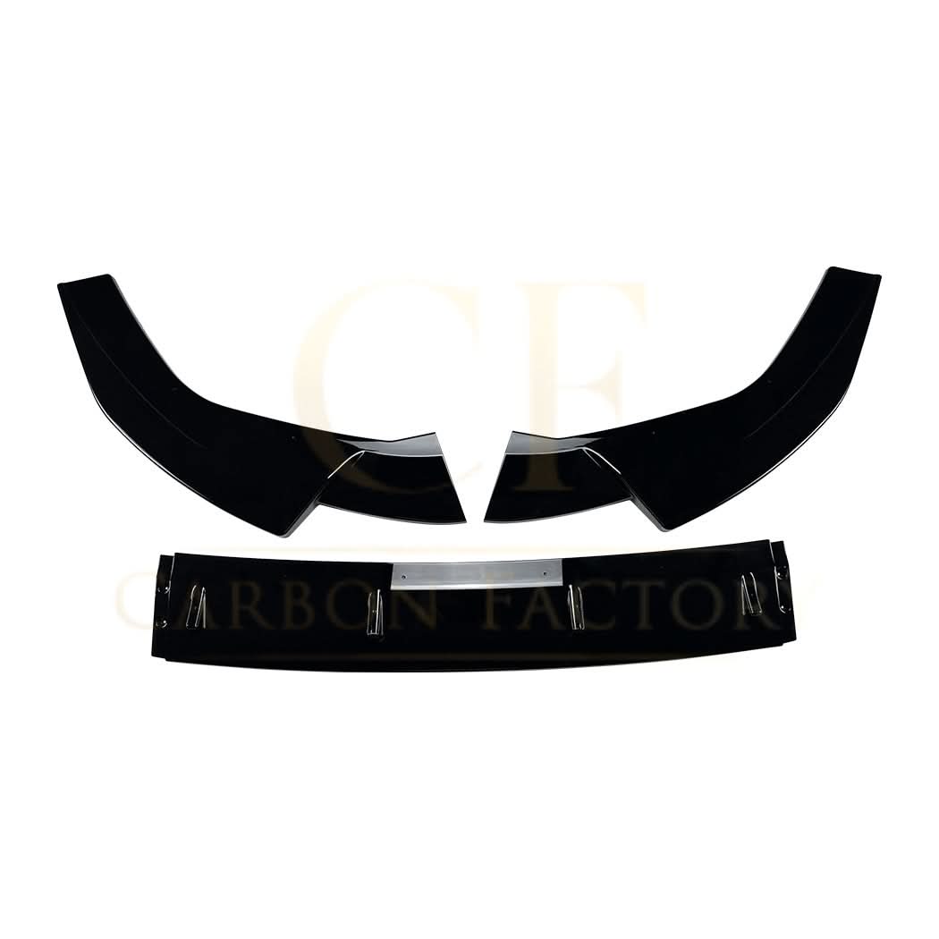 V Style Gloss Black Front Splitter for Audi 8Y RS3 20-24