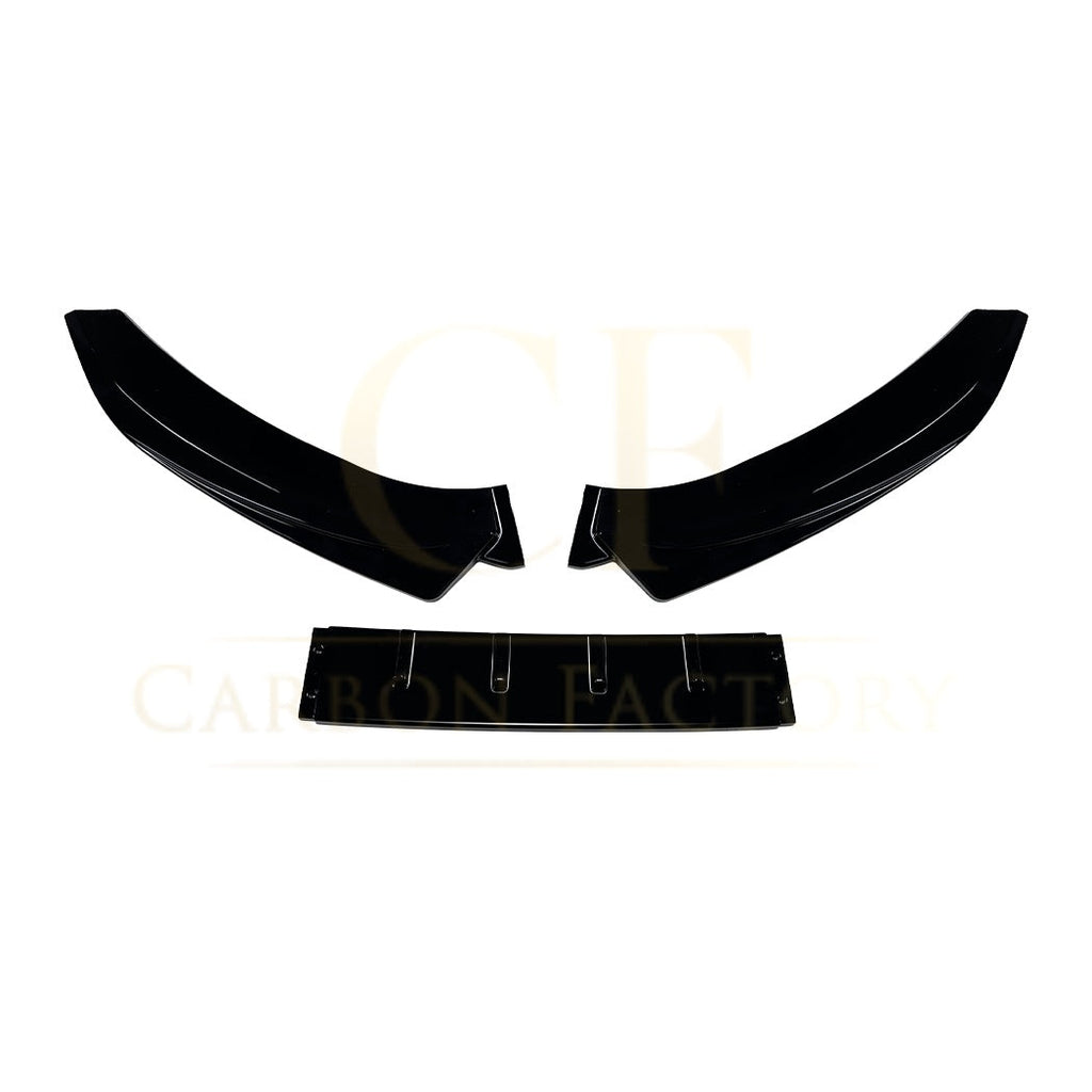 V Style Gloss Black Front Splitter for Audi B8.5 S5 A5 S Line 11-16