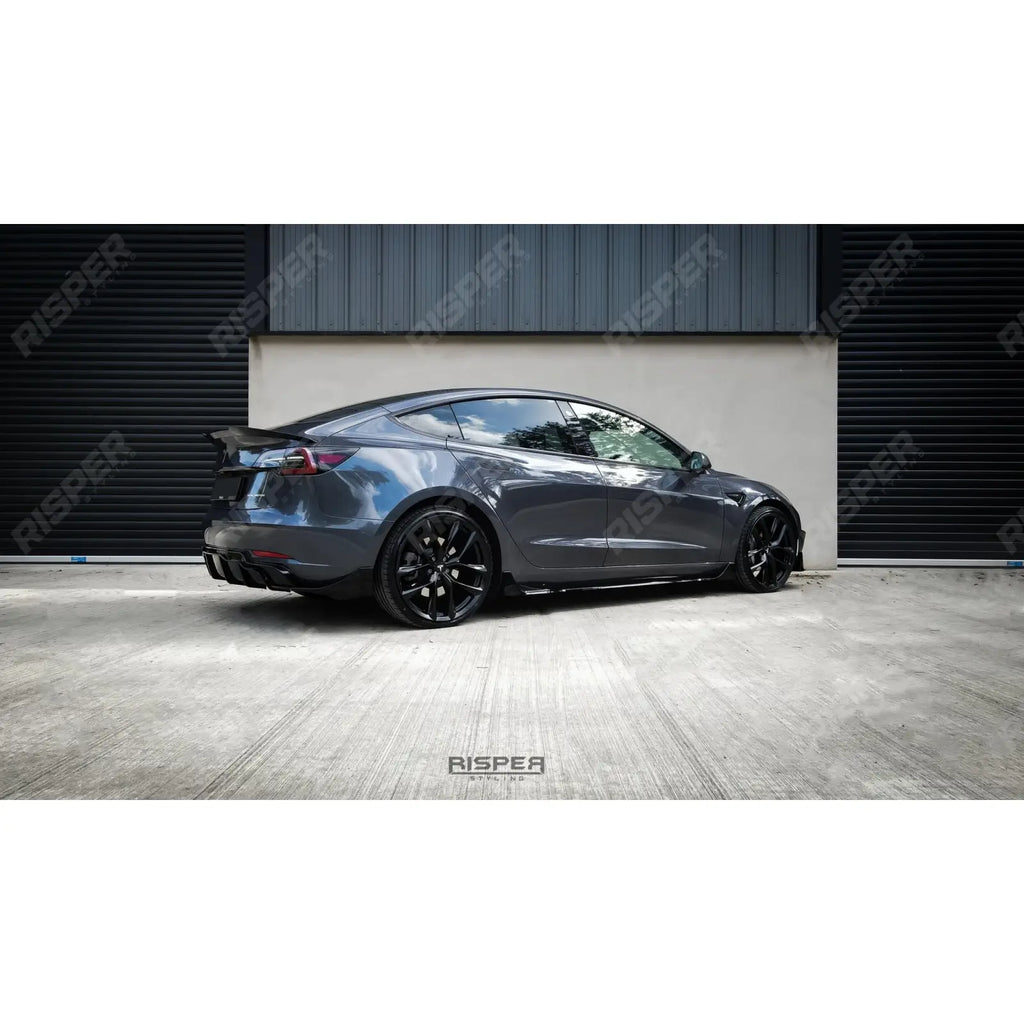 Fast Aero Body Kit In Gloss Black For Tesla Model 3 2018 - 2023