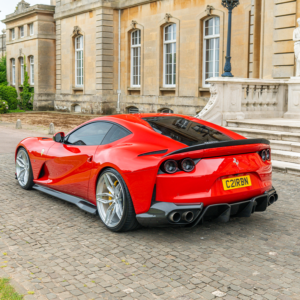 FERRARI 812 SUPERFAST & GTS CARBON FIBRE SIDE SKIRT EXTENSION - CT DESIGN