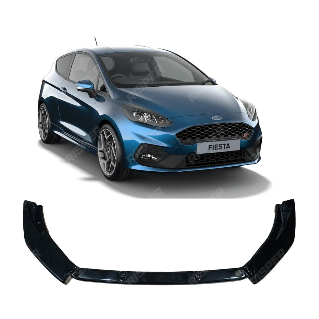 RISPER Front Splitter For Ford Fiesta MK8 ST 2018-2021 - Fiesta ST Line 2017-2021 -