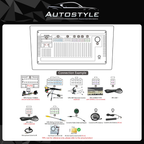 Fiat Tipo 356/357 Egea Dodge Neon Apple Carplay / Android Auto 9" Stereo Upgrade 2015-2020