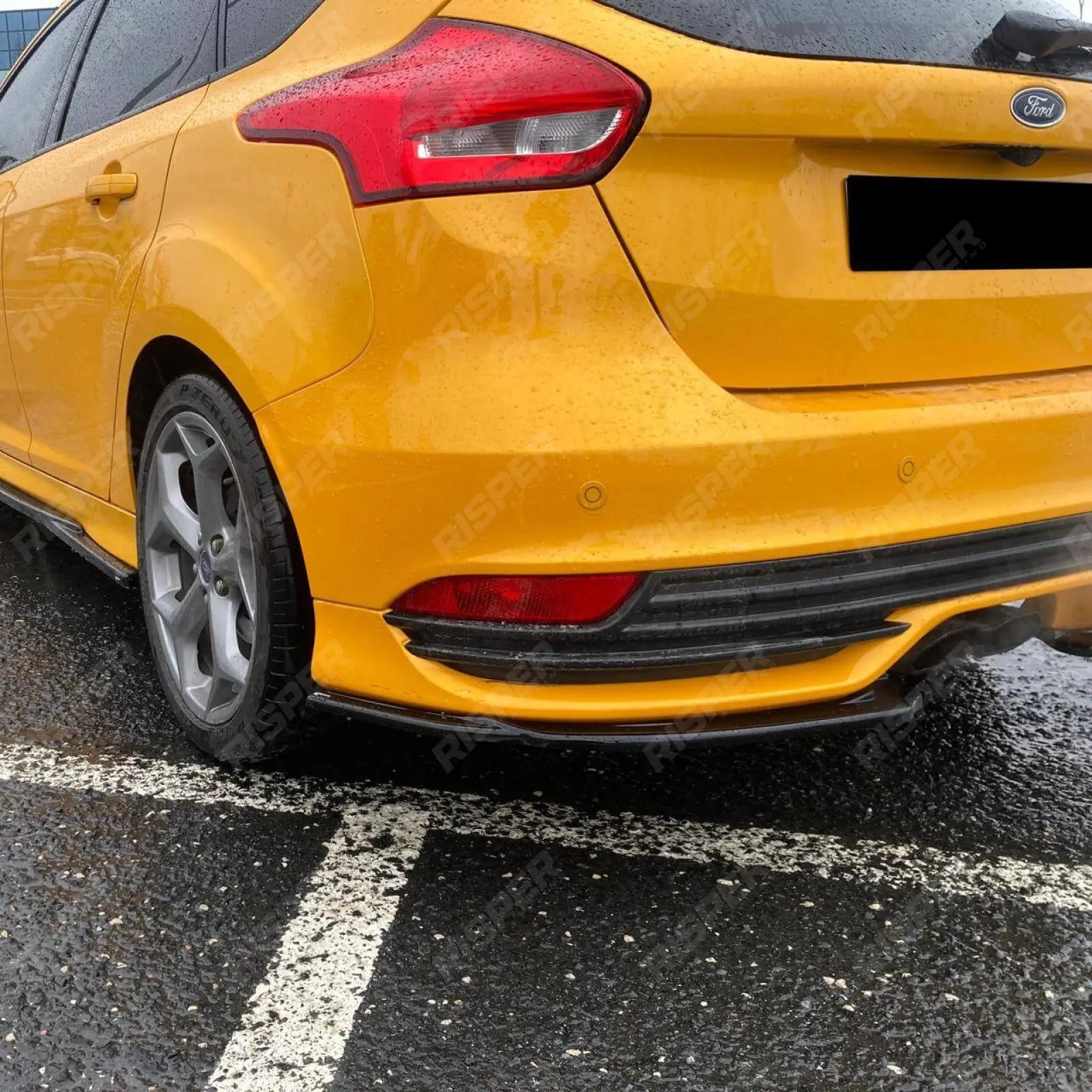 Ford Focus ST MK3 Facelift 2015-2018 Rear Side Splitters (2PCS)