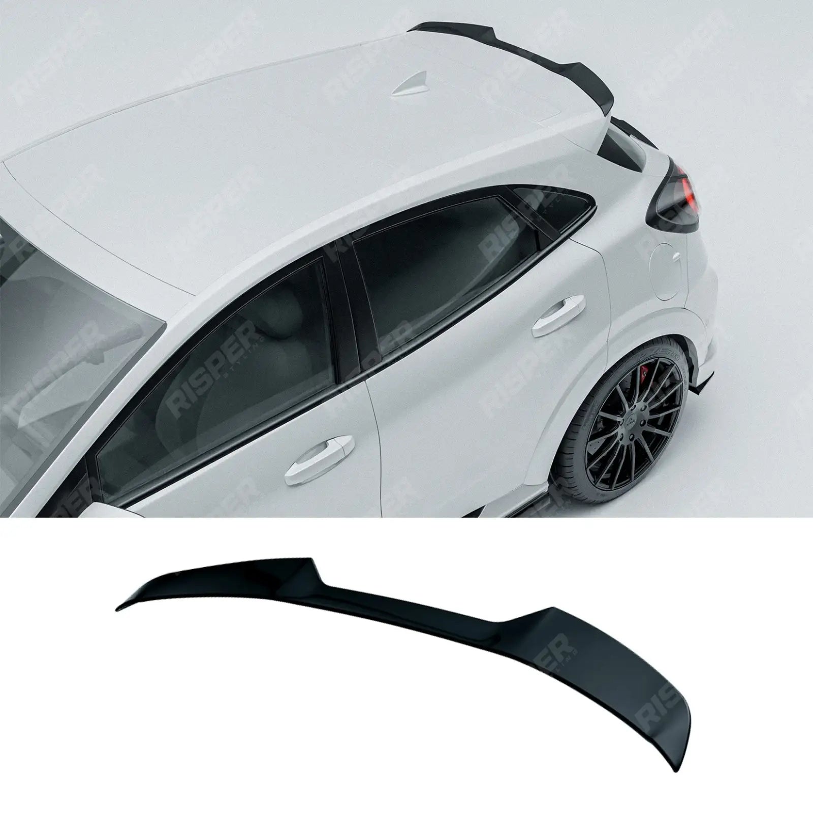 Ford Puma ST Line 2019+ Upper Roof Spoiler In Gloss Black