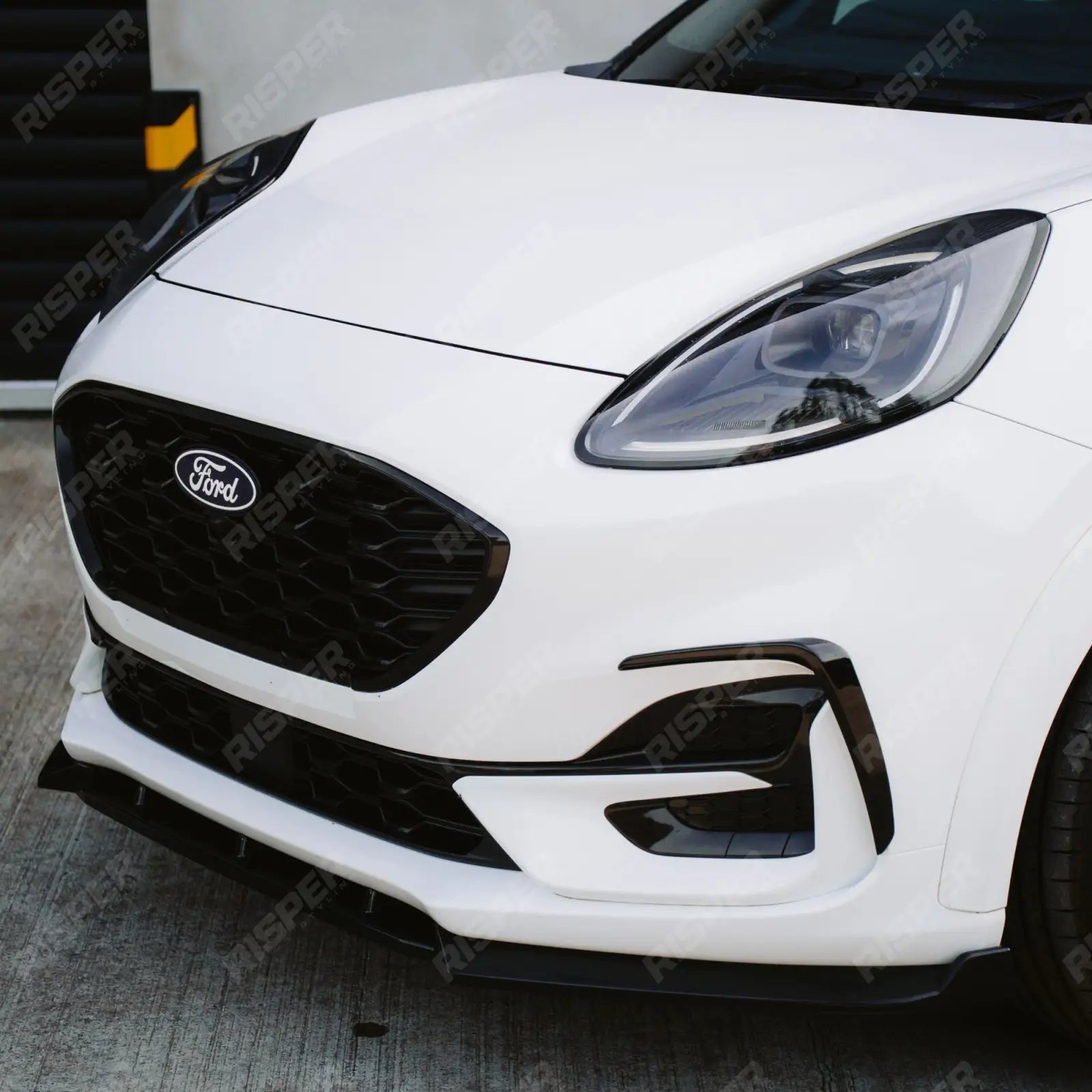 Ford Puma ST Line & ST Line X 2019+ Front Canards In Gloss Black
