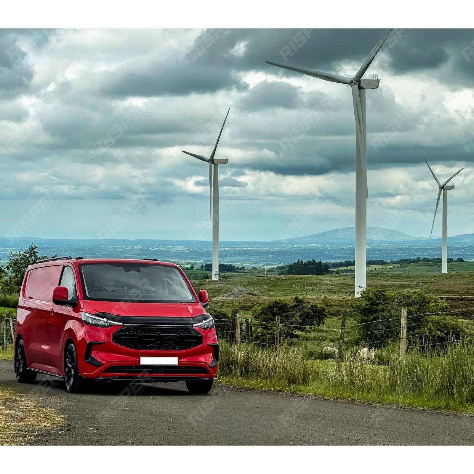 Ford Transit Custom 2023 On STX Bonnet Guard Protector – Black