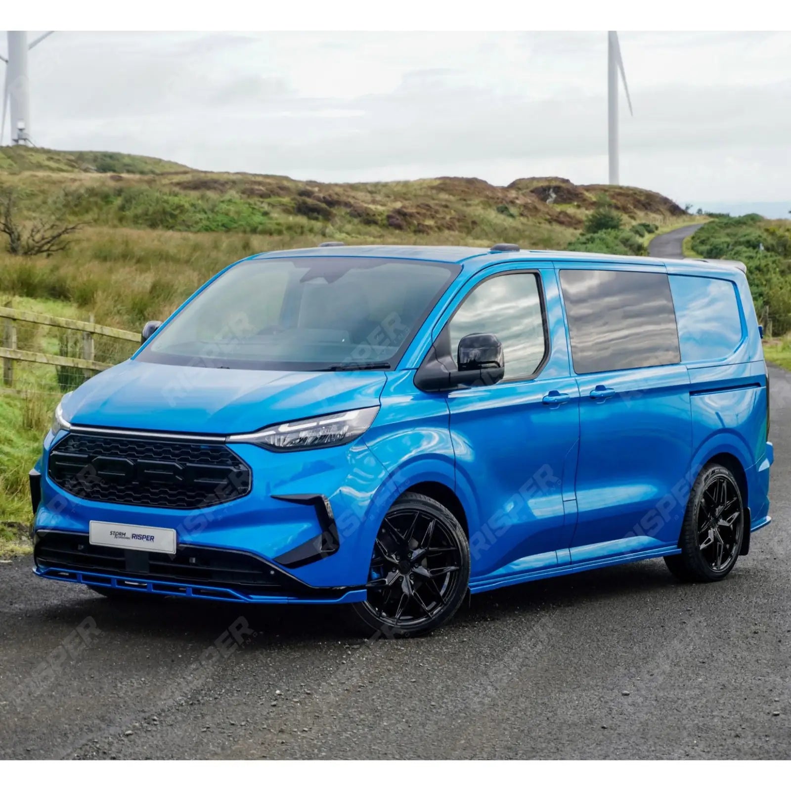 Ford Transit Custom 2024 On LWB Full Aero Kit V1 Colour Coded