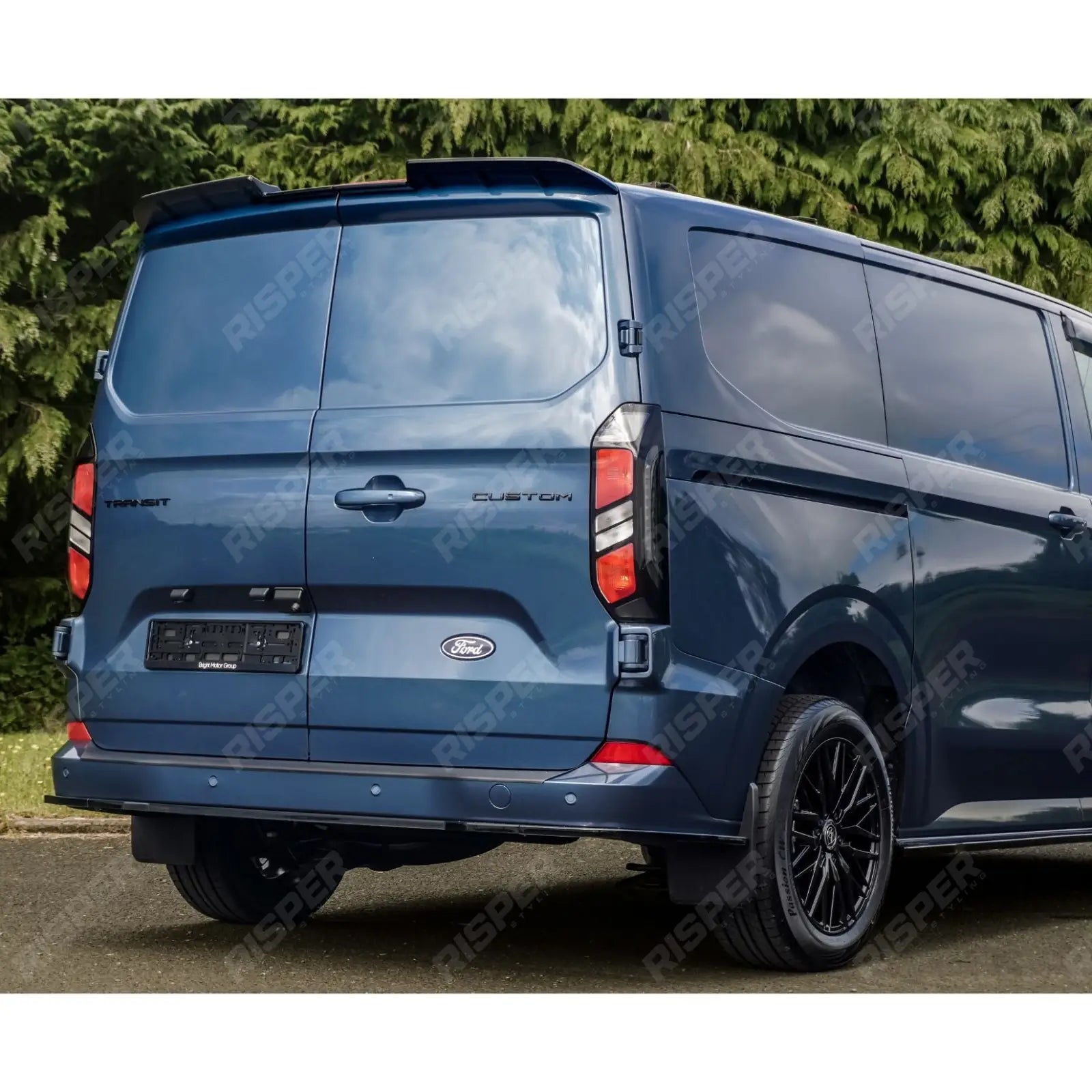 Ford Transit Custom MK2 2024 on Barn Door LWB Full Low Line Aero Kit V1 In Gloss Black