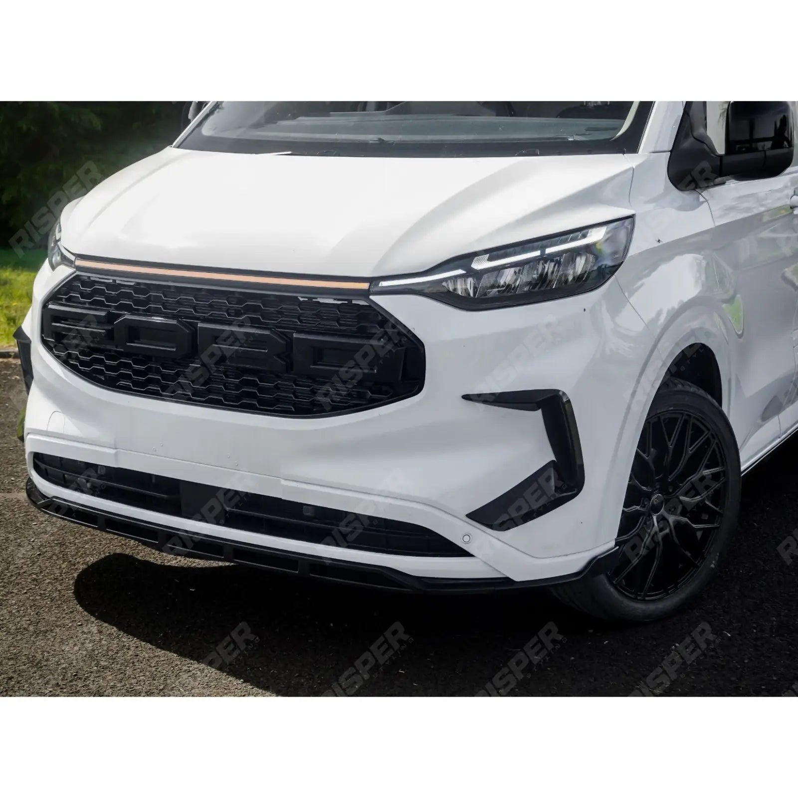 Ford Transit Custom MK2 2024 on Barn Door LWB Full Low Line Aero Kit V1 In Gloss Black