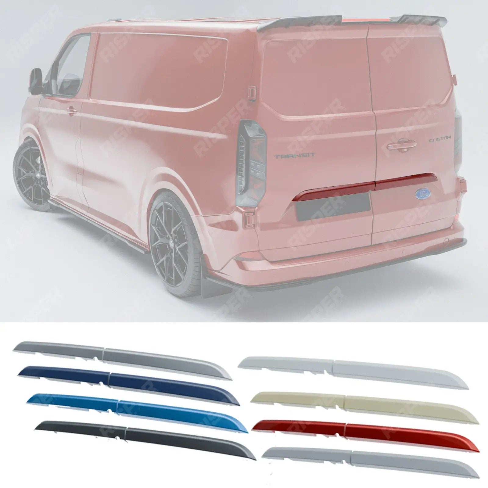 Ford Transit Custom MK2 2024+ Rear Threshold Camera Cover Colour Coded