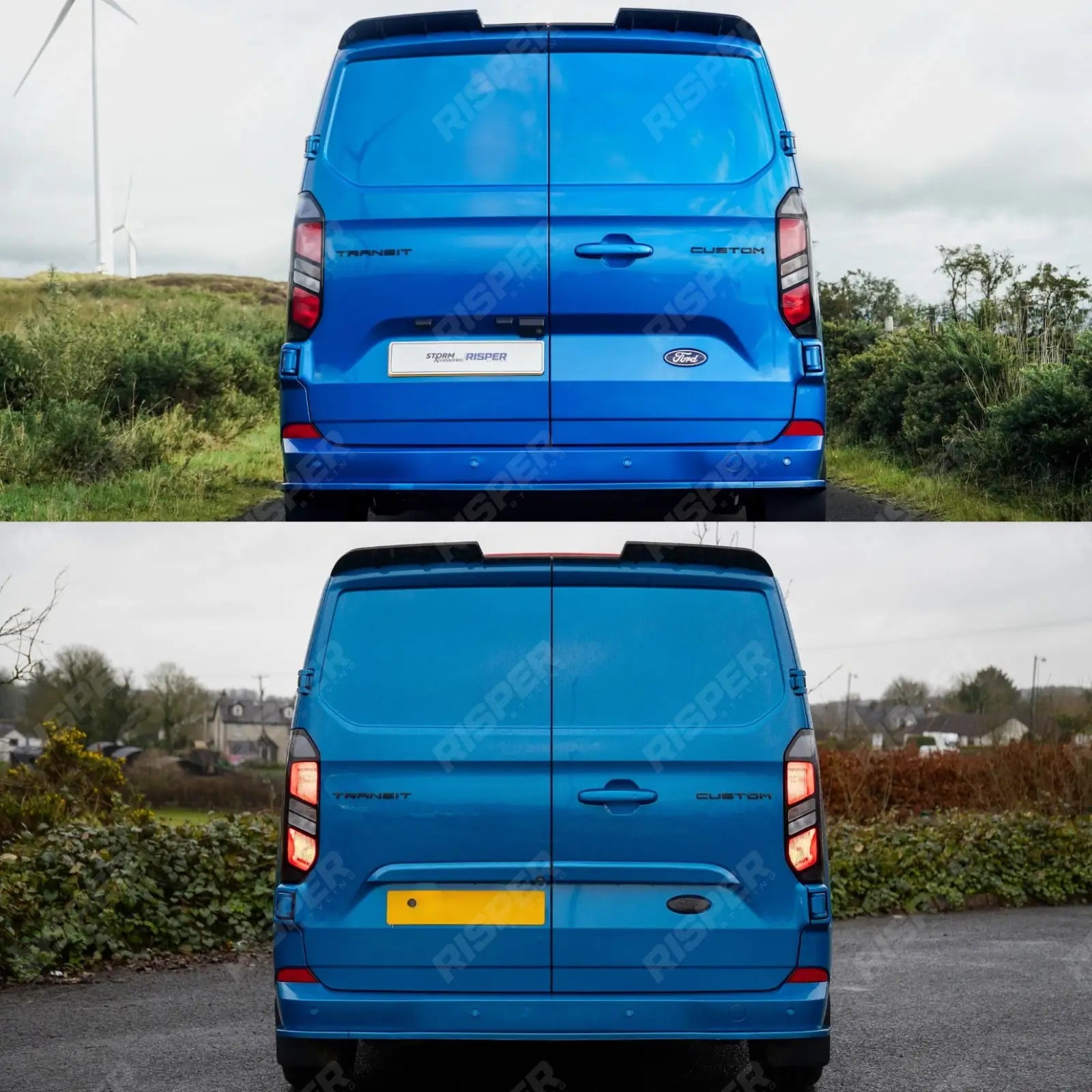 Ford Transit Custom MK2 2024+ Rear Threshold Camera Cover Colour Coded