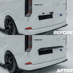 Ford Transit Custom MK2 2024+ Rear Threshold Camera Cover In Gloss Black