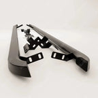 Trapezoid Side Bars In Gloss Black For Ford Transit Custom MK2 LWB 2024 On
