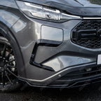 Ford Transit E Custom & PHEV MK2 2024 on Front Aero Canard Loops In Gloss Black