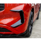 Front Aero Canard Loops In Gloss Black For Ford Transit Custom MK2 2024 On