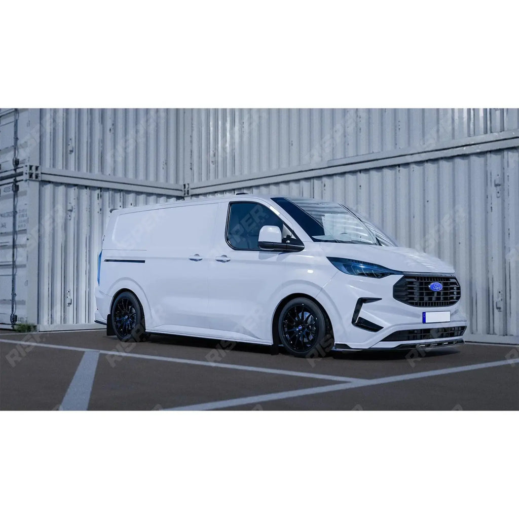 Front Aero Canard Loops In Gloss Black For Ford Transit Custom MK2 2024 On