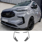 Front Aero Canard Loops In Gloss Black For Ford Transit Custom MK2 2024 On