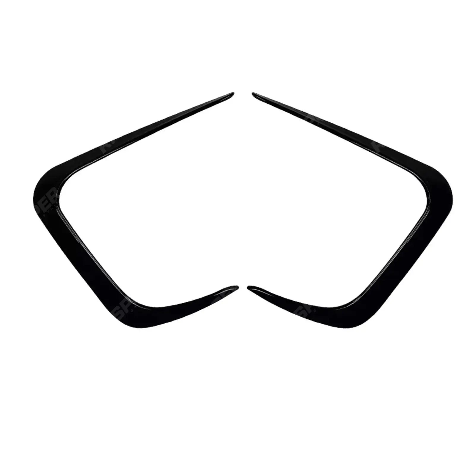 FRONT BUMPER CANARDS IN GLOSS BLACK For BMW 3 SERIES G20 (LCI) 2023+