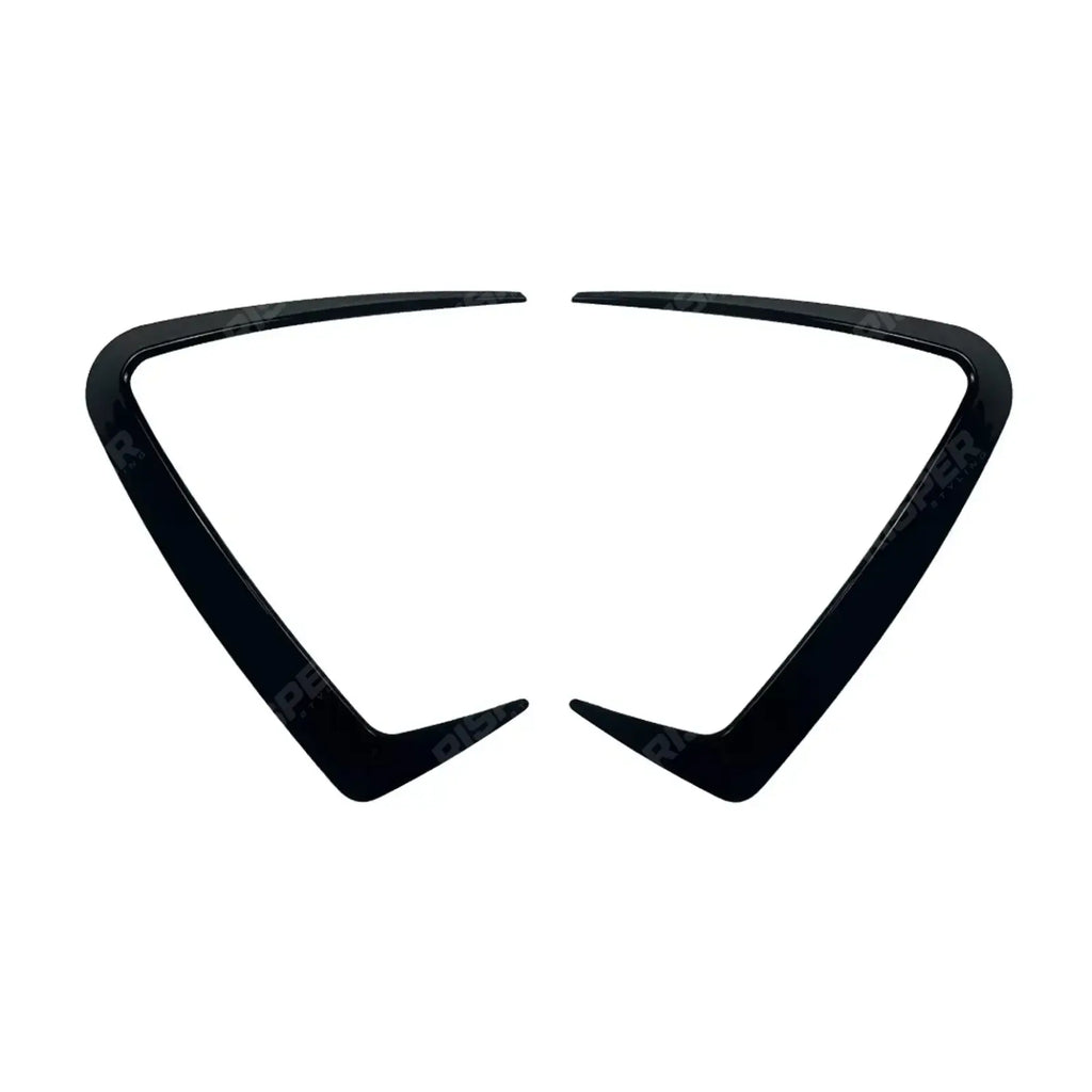 M-Sport Front Bumper Canards In Gloss Black For BMW X3 G45 2025+