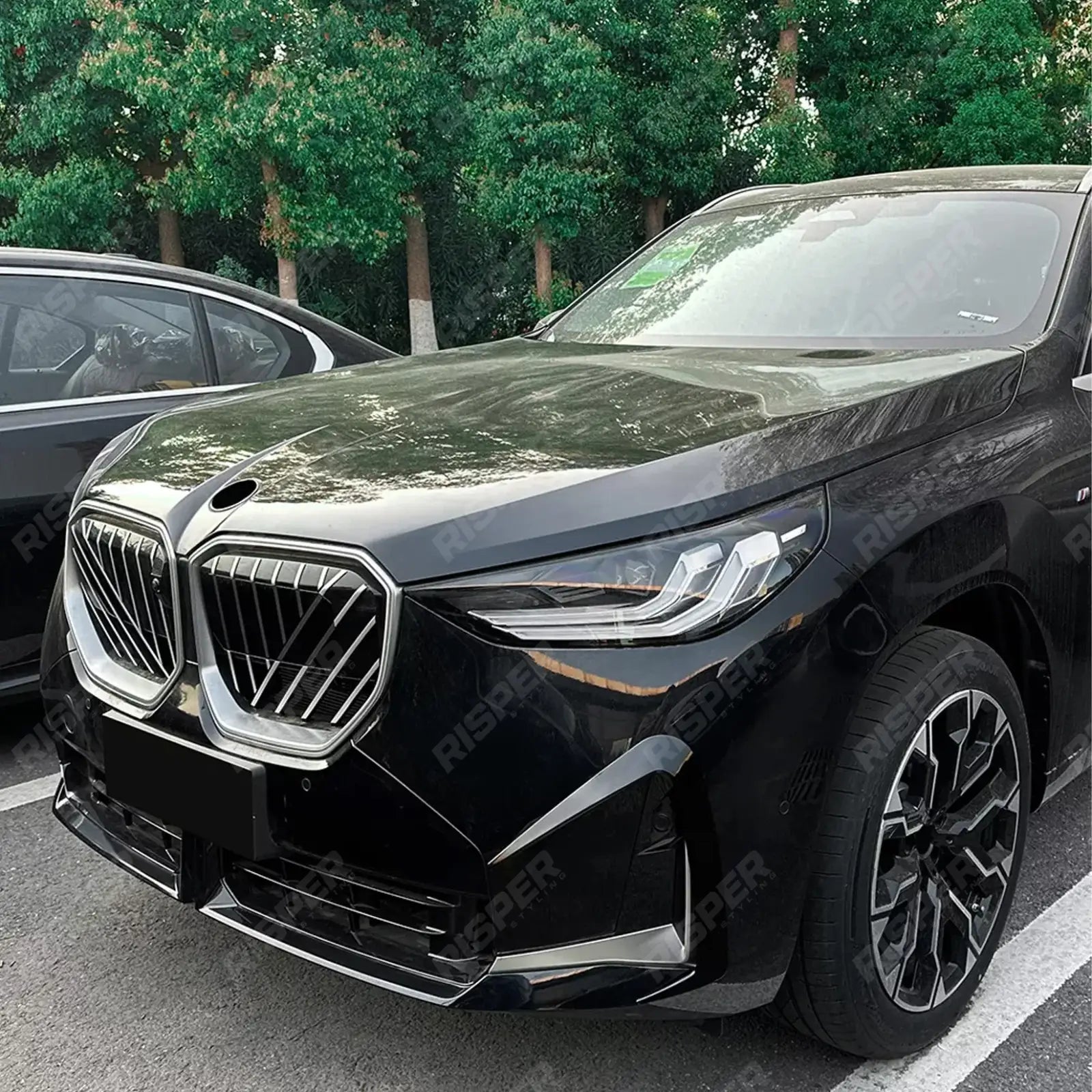 Front Bumper Canards In Gloss Black For BMW X3 G45 2025+ - M-Sport