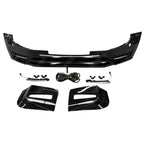 Front Bumper Splitter in Gloss Black For Land Rover Defender L663 90 / 110 / 130 2020 Onward