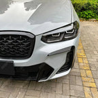 Front Canards In Gloss Black For BMW X3 G01 & X4 G02 2020+ - M Sport