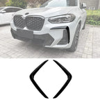 Front Canards In Gloss Black For BMW X3 G01 & X4 G02 2020+ - M Sport