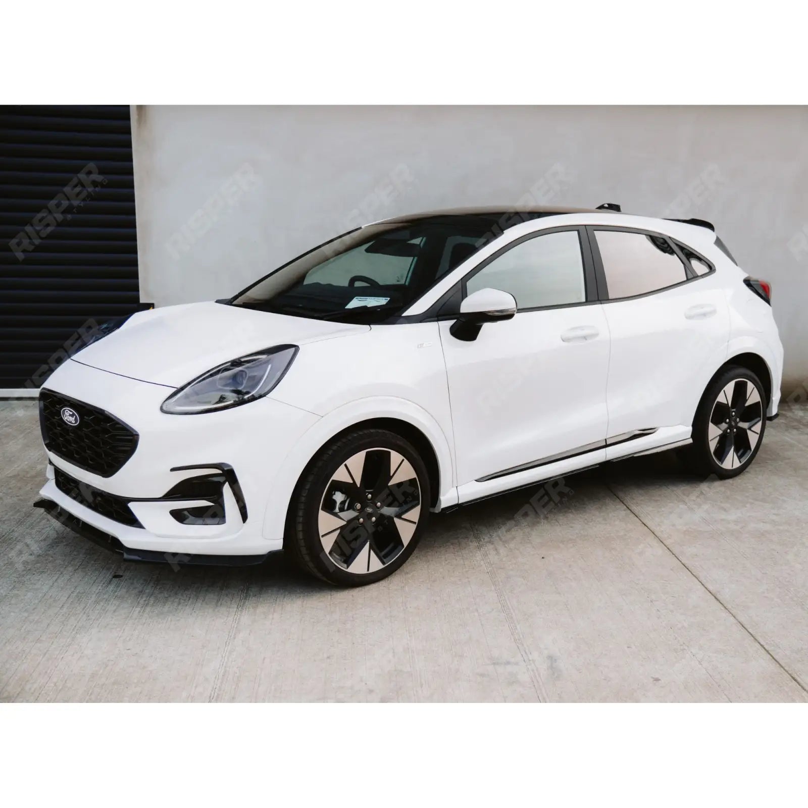 Front Canards In Gloss Black For Ford Puma ST Line & ST Line X 2019+