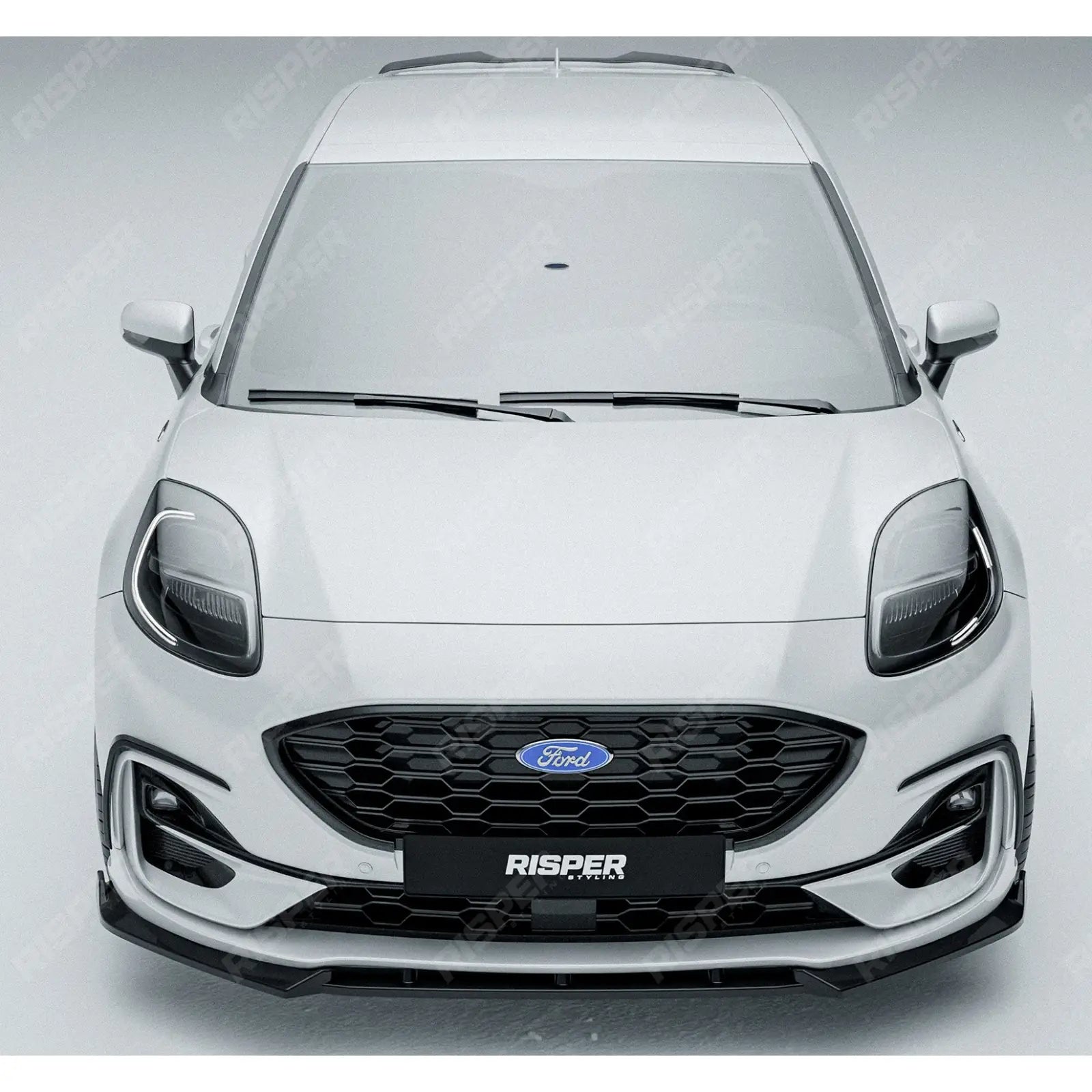 Front Canards In Gloss Black For Ford Puma ST Line & ST Line X 2019+