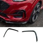 Front Canards In Gloss Black For Ford Puma ST Line & ST Line X 2019+