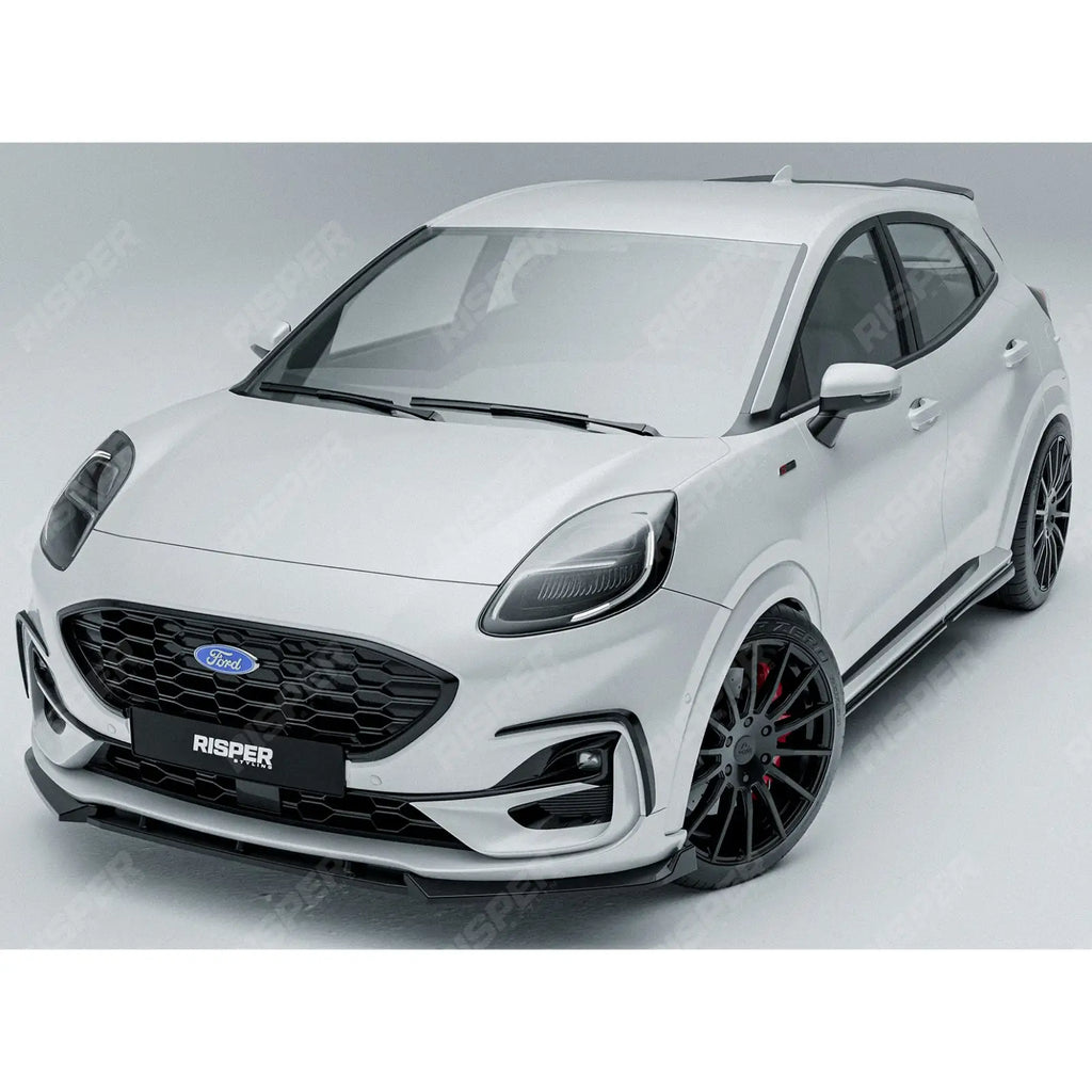 Front Canards In Gloss Black For Ford Puma ST Line & ST Line X 2019+