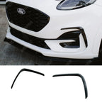 Front Canards In Gloss Black For Ford Puma ST Line & ST Line X 2019+