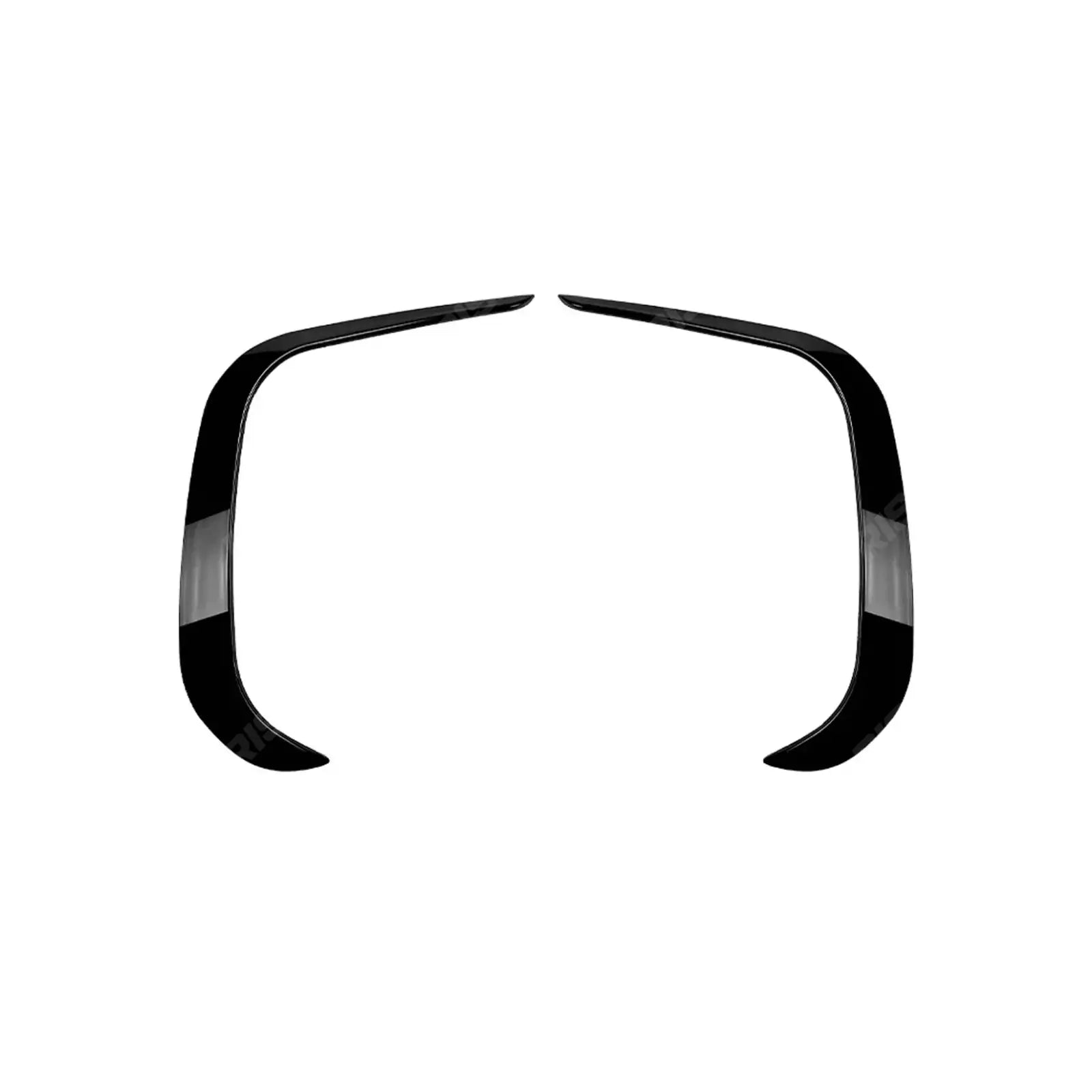 Front Canards In Gloss Black For Volkswagen Tiguan MK3 2024+ R Line