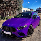 Front Grill Pan Americana GT R Style in Gloss Black For Mercedes A Class W177 2018+