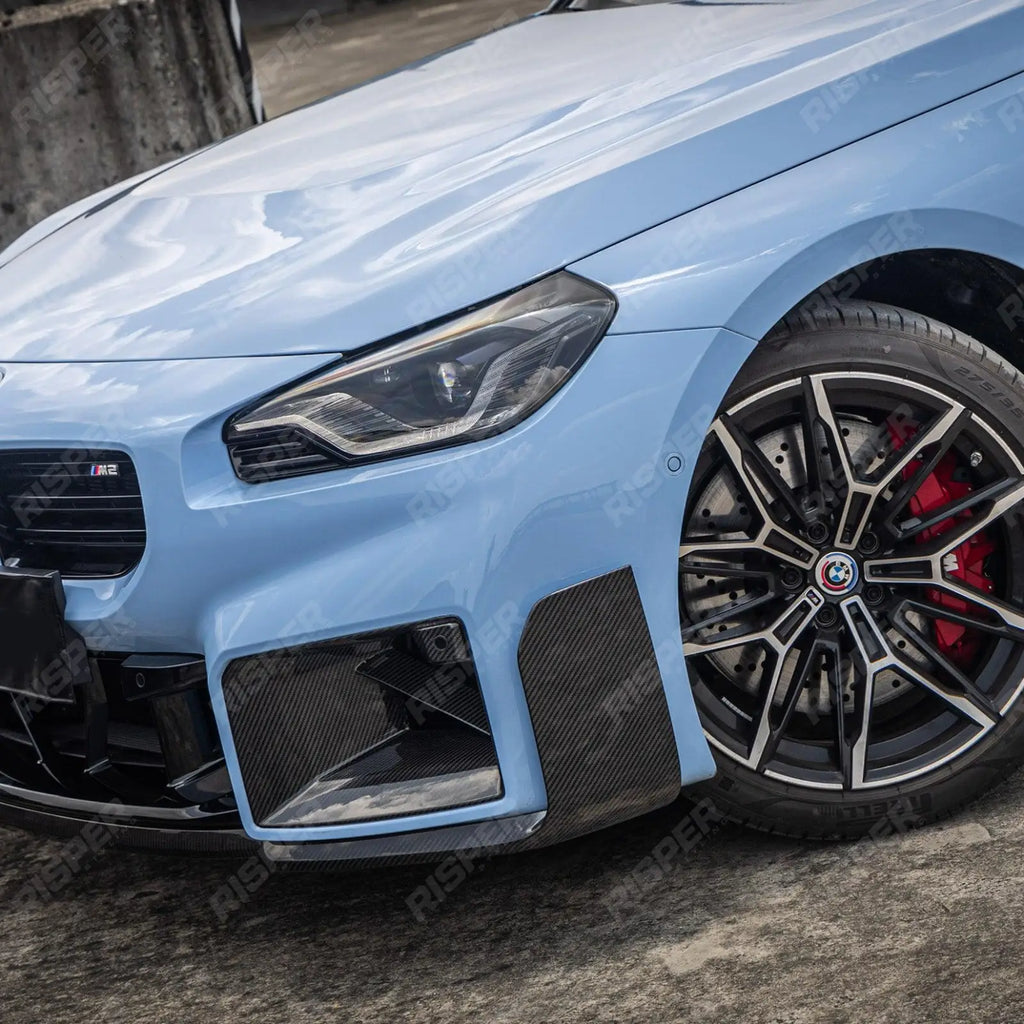 Pre Preg Carbon Fibre Front Intake Duct Inserts For BMW M2 G87