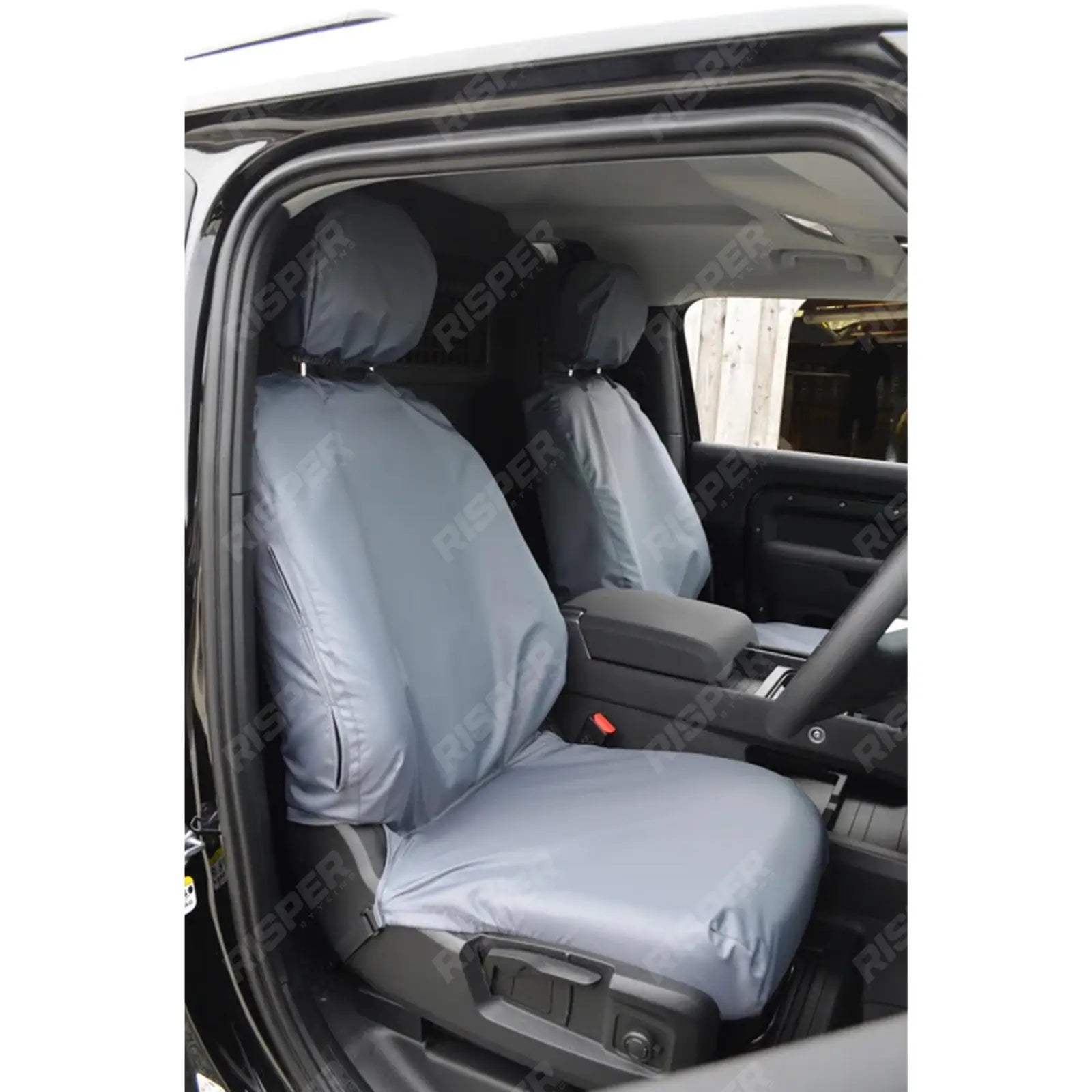 Front Seat Covers Pair Grey For Land Rover Defender L663 2020+