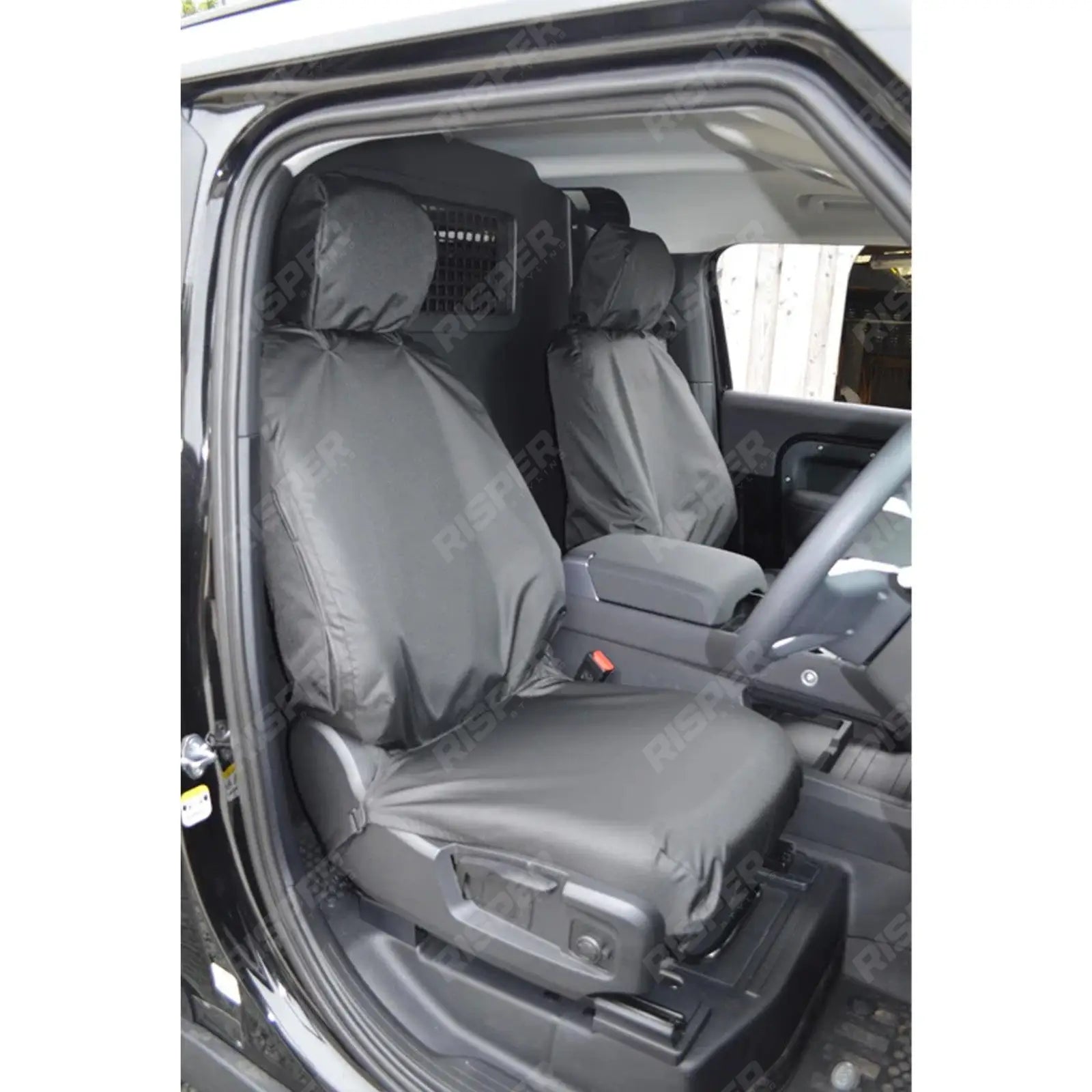 Front Seat Covers Pair In Black For Land Rover Defender L663 2020+