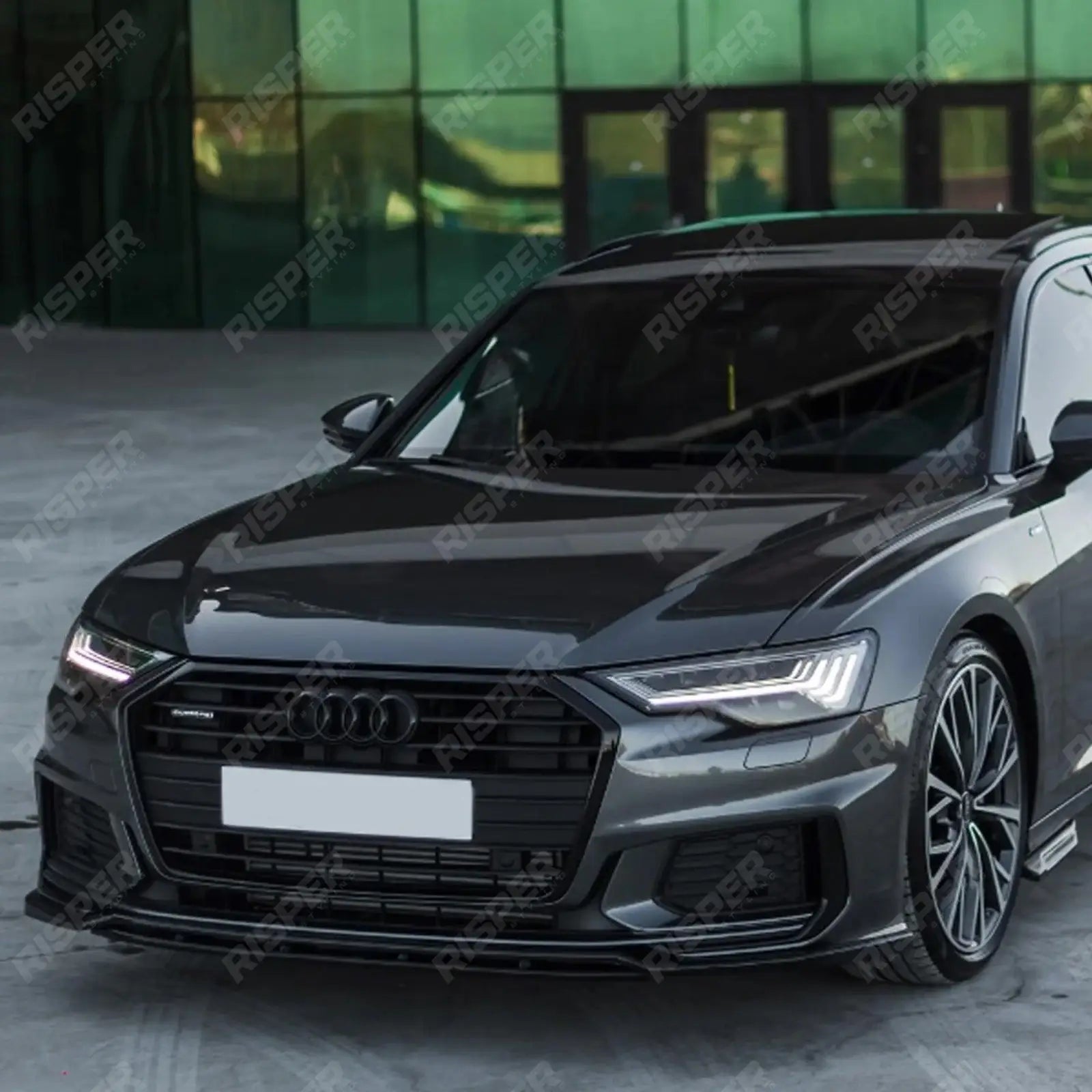 Front Splitter For Audi S6 C8 / A6 C8 S-Line Sedan-Avant 2019+