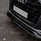Front Splitter For Audi SQ7 MK2 Facelift 2019+ - Front Splitter / Audi Q7 S-Line MK2 Facelift 2019+