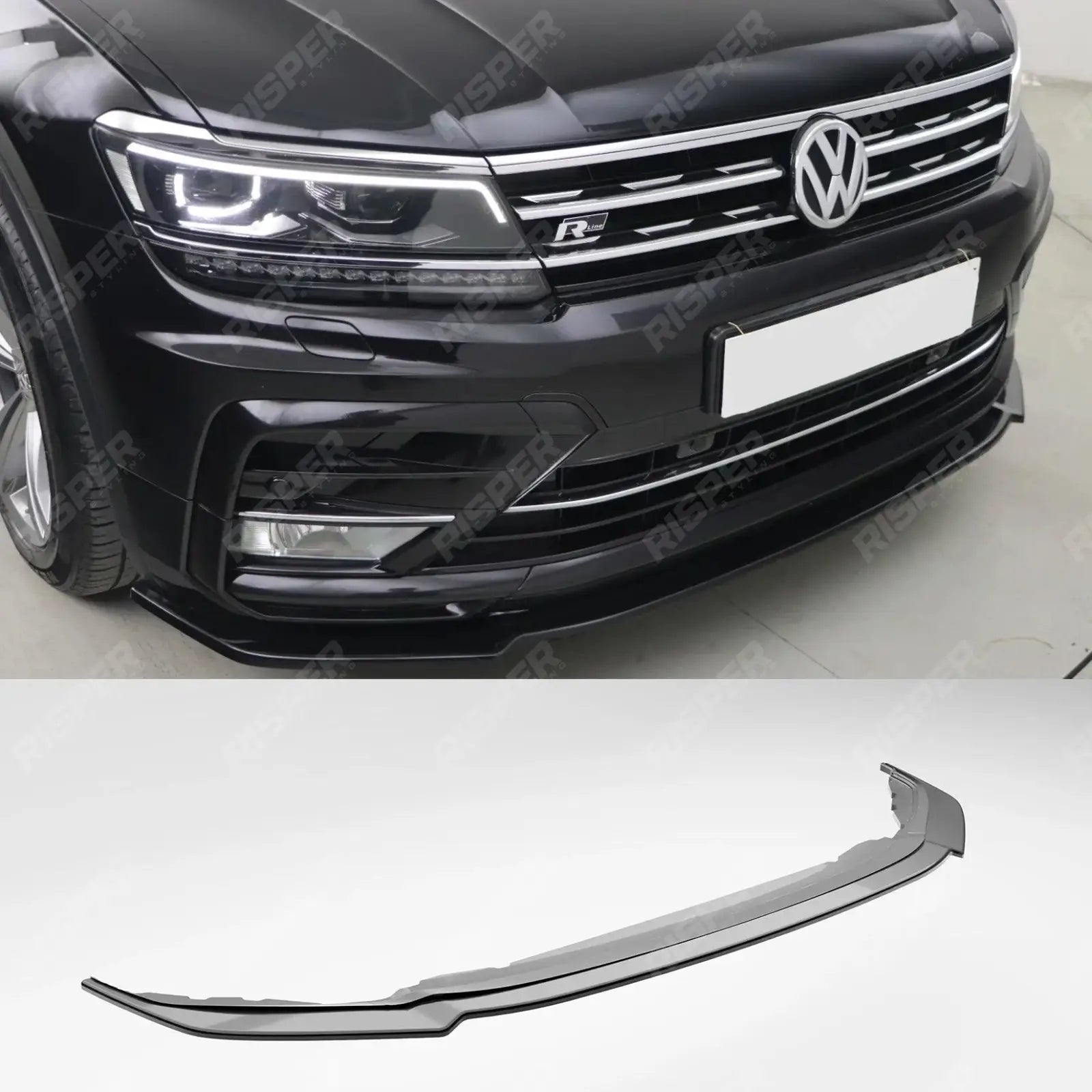 Front Splitter For VW Tiguan MK2 R-Line 2015-2020